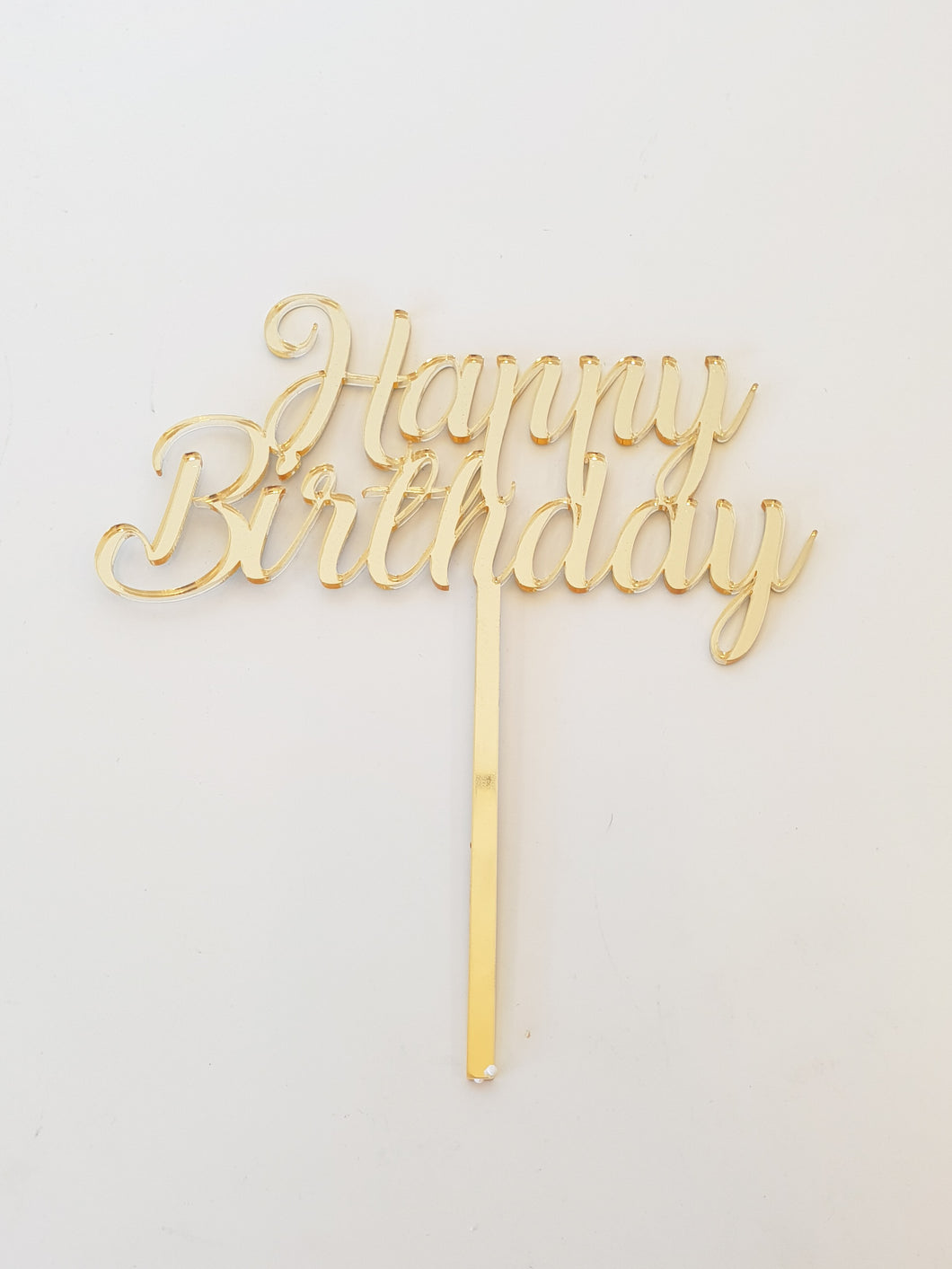 Special Extras : Happy Birthday Topper (gold)