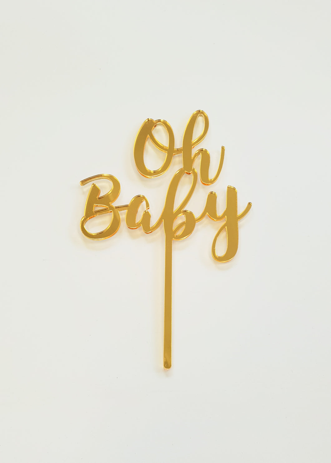 Special Extras : Oh Baby Topper (gold)