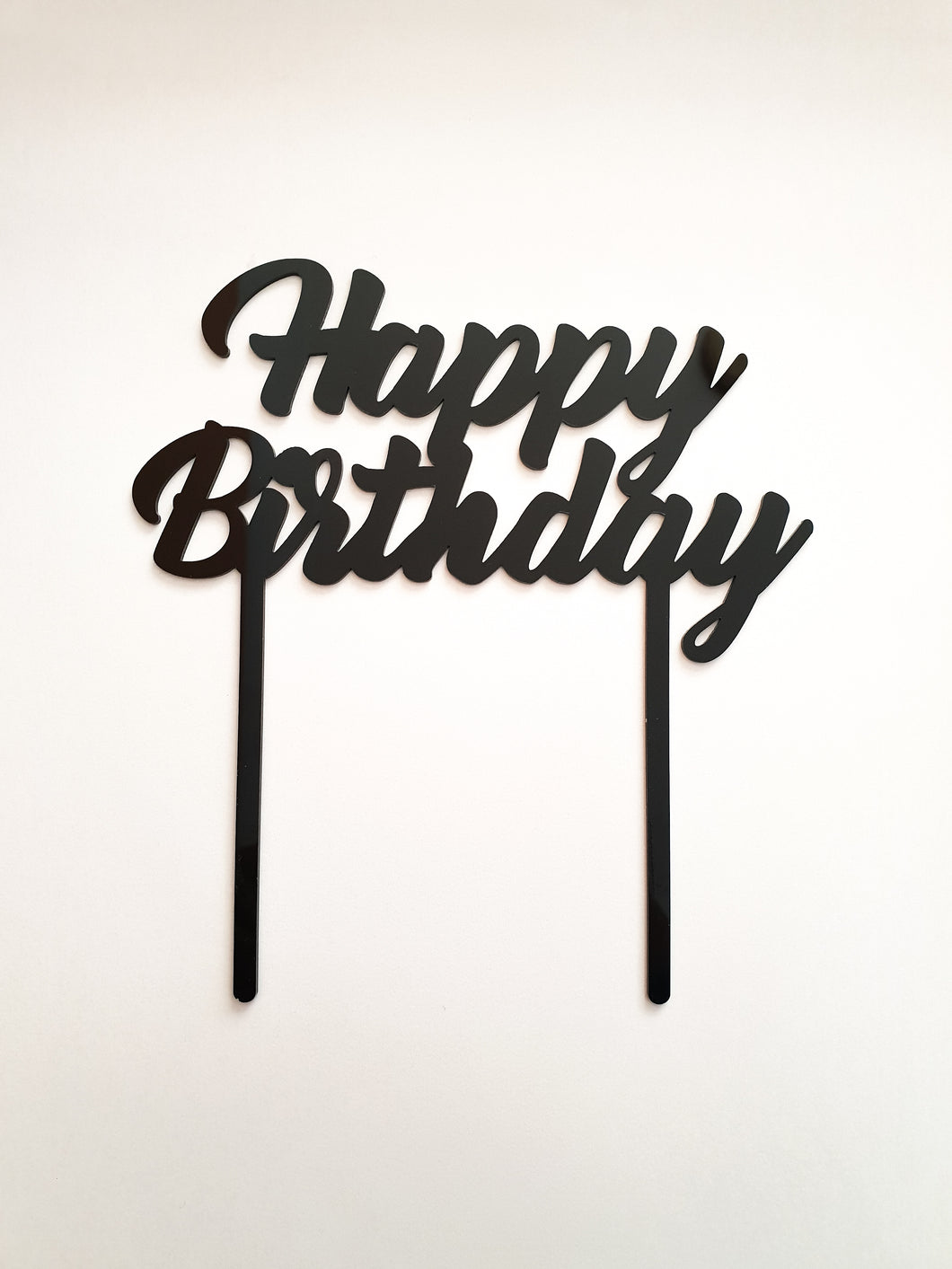 Special Extras : Happy Birthday Topper (black)